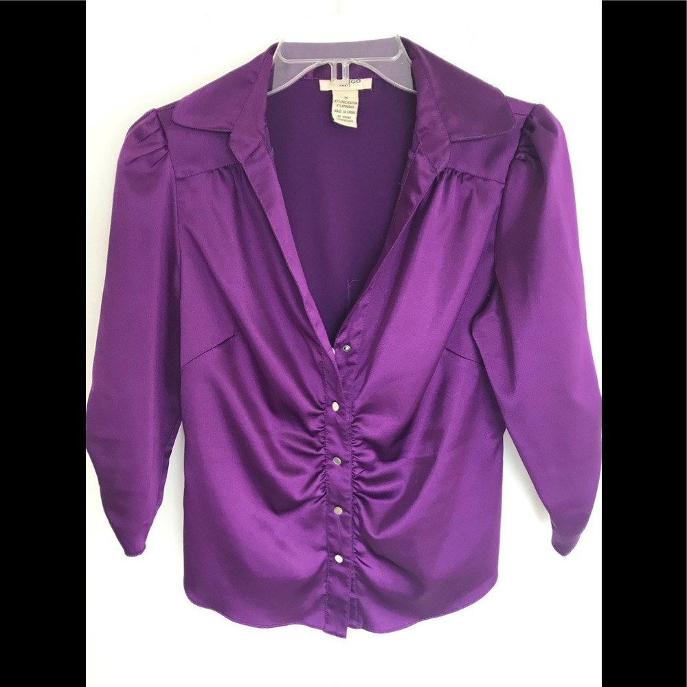 Vertigo Paris violet color blouse
